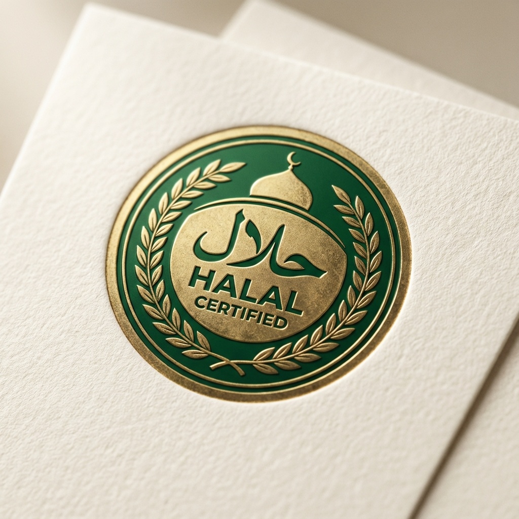 Halal certification document